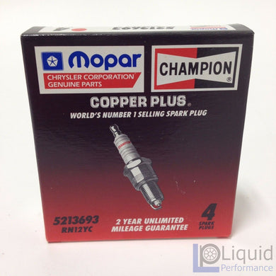 OEM MOPAR Spark Plug 5213693 (Pack of 4)