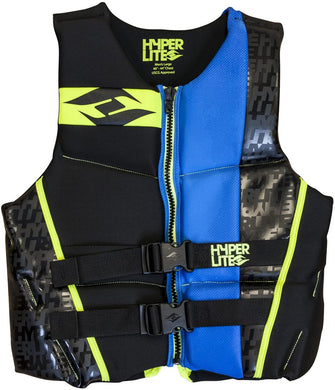 Hyperlite Men's USCGA Prime Neo Vest Black/Blue - XXL (66010207)