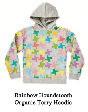 Rainbow Houndstooth Hoodie