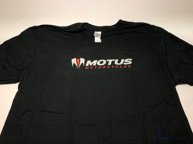 Motus Motorcycles Script Logo Black T-Shirt