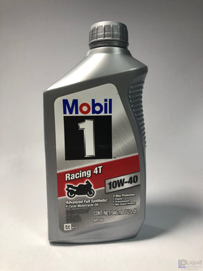 Mobil 1 Racing 4T 10W-40 Motorcycle Oil (1 Quart) 71924969353