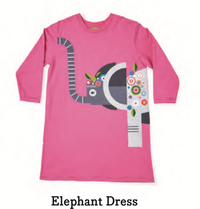 Elephant Dress - size 2 (US Size 6-8)