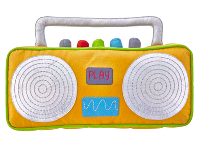 Boom Box Throw Pillow