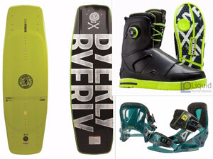 Wakeboard Beginners Bundle (170+ Pounds) Byerly Wakeboard, Binding, and Boots